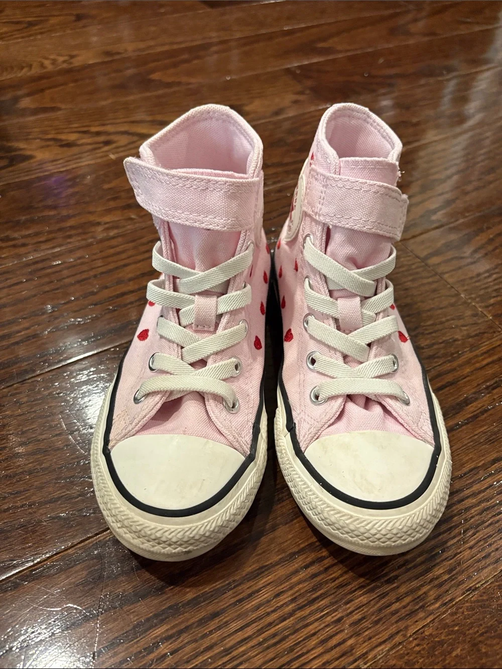 Converse Kids Pink High-Top Sneakers sz13